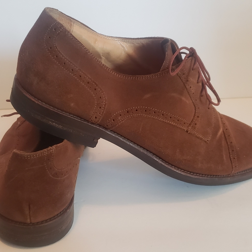 Cole Hann brown suede dress shoes size 12